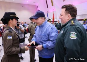 Acto de graduación de la Academia Militar del Ejército de Nicaragua