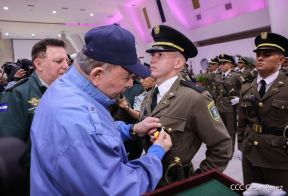 Acto de graduación de la Academia Militar del Ejército de Nicaragua
