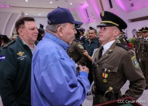Acto de graduación de la Academia Militar del Ejército de Nicaragua