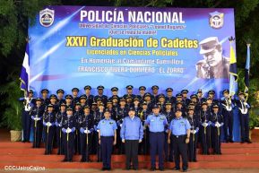 XXVI Promoción de Cadetes de la Universidad de Ciencias Policiales "Leonel Rugama"
