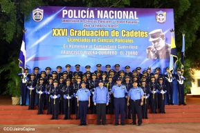 XXVI Promoción de Cadetes de la Universidad de Ciencias Policiales "Leonel Rugama"