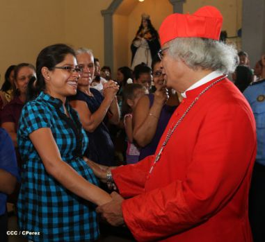 San Rafael del Sur concluye sus fiestas patronales con alegre visita del Cardenal Leopoldo Brenes