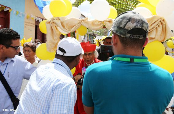 San Rafael del Sur concluye sus fiestas patronales con alegre visita del Cardenal Leopoldo Brenes