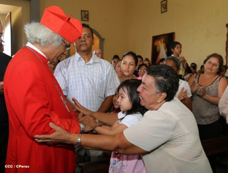 San Rafael del Sur concluye sus fiestas patronales con alegre visita del Cardenal Leopoldo Brenes