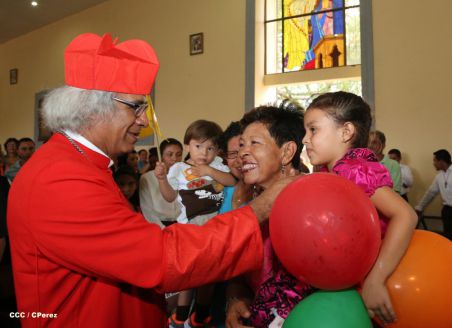 San Rafael del Sur concluye sus fiestas patronales con alegre visita del Cardenal Leopoldo Brenes