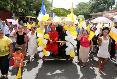 San Rafael del Sur concluye sus fiestas patronales con alegre visita del Cardenal Leopoldo Brenes