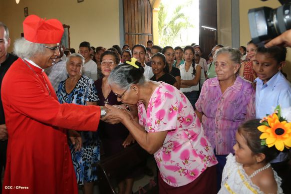 San Rafael del Sur concluye sus fiestas patronales con alegre visita del Cardenal Leopoldo Brenes