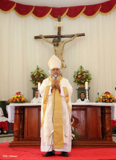 San Rafael del Sur concluye sus fiestas patronales con alegre visita del Cardenal Leopoldo Brenes
