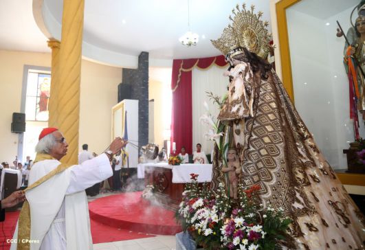 San Rafael del Sur concluye sus fiestas patronales con alegre visita del Cardenal Leopoldo Brenes