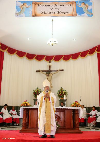 San Rafael del Sur concluye sus fiestas patronales con alegre visita del Cardenal Leopoldo Brenes