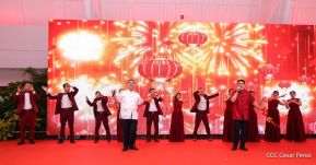 Celebración de la llegada del Año Nuevo Chino 2024 en Nicaragua