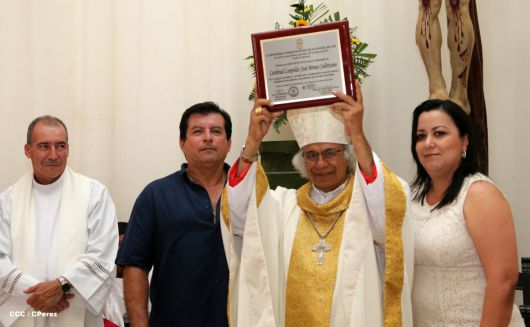 San Rafael del Sur concluye sus fiestas patronales con alegre visita del Cardenal Leopoldo Brenes