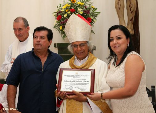 San Rafael del Sur concluye sus fiestas patronales con alegre visita del Cardenal Leopoldo Brenes