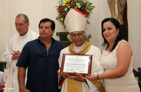 San Rafael del Sur concluye sus fiestas patronales con alegre visita del Cardenal Leopoldo Brenes
