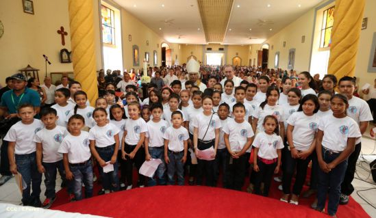 San Rafael del Sur concluye sus fiestas patronales con alegre visita del Cardenal Leopoldo Brenes