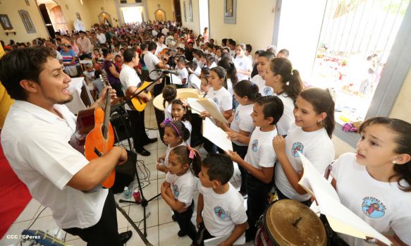 San Rafael del Sur concluye sus fiestas patronales con alegre visita del Cardenal Leopoldo Brenes