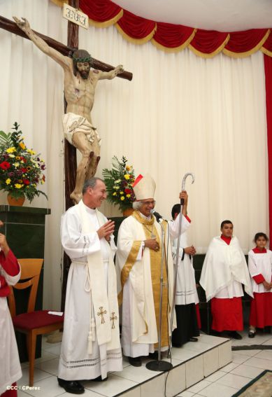 San Rafael del Sur concluye sus fiestas patronales con alegre visita del Cardenal Leopoldo Brenes