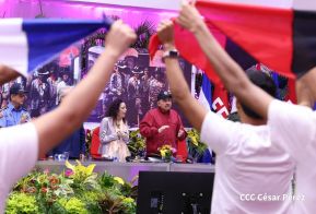 Acto en conmemoración al Tránsito a la Inmortalidad de Augusto C. Sandino