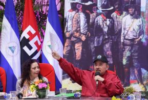 Acto en conmemoración al Tránsito a la Inmortalidad de Augusto C. Sandino