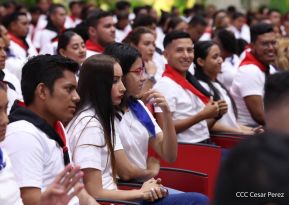 Acto en conmemoración al Tránsito a la Inmortalidad de Augusto C. Sandino