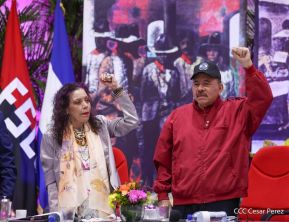 Acto en conmemoración al Tránsito a la Inmortalidad de Augusto C. Sandino