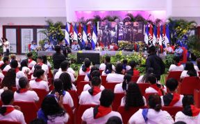 Acto en conmemoración al Tránsito a la Inmortalidad de Augusto C. Sandino