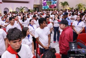 Acto en conmemoración al Tránsito a la Inmortalidad de Augusto C. Sandino