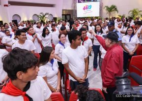 Acto en conmemoración al Tránsito a la Inmortalidad de Augusto C. Sandino