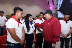 Acto en conmemoración al Tránsito a la Inmortalidad de Augusto C. Sandino