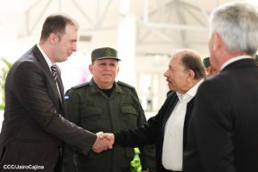 Comandante Daniel y Compañera Rosario en encuentro con el  General Nikolai Patrushev