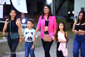 Así disfrutando los nicaragüenses del concierto de Carlos Rivera 