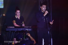Así disfrutando los nicaragüenses del concierto de Carlos Rivera 