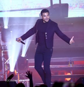 Así disfrutando los nicaragüenses del concierto de Carlos Rivera 