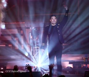 Así disfrutando los nicaragüenses del concierto de Carlos Rivera 