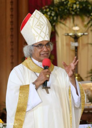 Pueblo católico de El Sauce recibe con júbilo al Cardenal Brenes