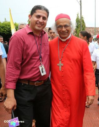 Pueblo católico de El Sauce recibe con júbilo al Cardenal Brenes