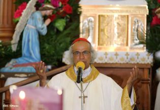 Pueblo católico de El Sauce recibe con júbilo al Cardenal Brenes