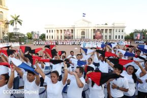 Realizan acto en conmemoración del 129 aniversario del natalicio de nuestro Valiente General Augusto Sandino