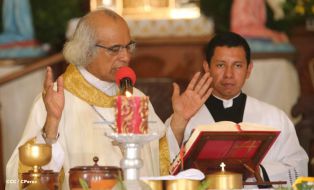 Pueblo católico de El Sauce recibe con júbilo al Cardenal Brenes