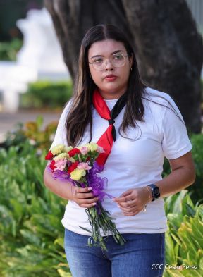 Realizan acto en conmemoración del 129 aniversario del natalicio de nuestro Valiente General Augusto Sandino