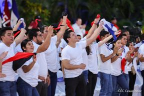 Realizan acto en conmemoración del 129 aniversario del natalicio de nuestro Valiente General Augusto Sandino