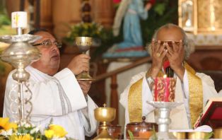 Pueblo católico de El Sauce recibe con júbilo al Cardenal Brenes