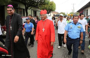 Granadinos se desbordan para recibir al Cardenal Brenes