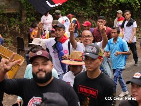 ¡Un Pueblo Unido Jamás Será Vencido! Caminata hacia la Hacienda El Vapor en honor a los Héroes y Mártires
