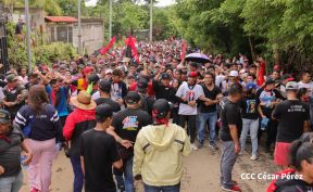 ¡Un Pueblo Unido Jamás Será Vencido! Caminata hacia la Hacienda El Vapor en honor a los Héroes y Mártires