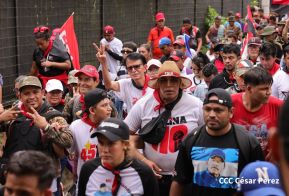 ¡Un Pueblo Unido Jamás Será Vencido! Caminata hacia la Hacienda El Vapor en honor a los Héroes y Mártires