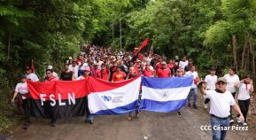¡Un Pueblo Unido Jamás Será Vencido! Caminata hacia la Hacienda El Vapor en honor a los Héroes y Mártires