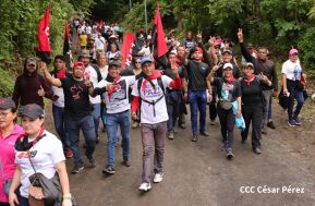 ¡Un Pueblo Unido Jamás Será Vencido! Caminata hacia la Hacienda El Vapor en honor a los Héroes y Mártires