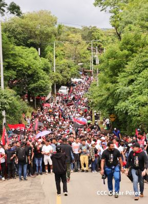 ¡Un Pueblo Unido Jamás Será Vencido! Caminata hacia la Hacienda El Vapor en honor a los Héroes y Mártires