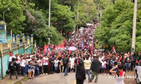 ¡Un Pueblo Unido Jamás Será Vencido! Caminata hacia la Hacienda El Vapor en honor a los Héroes y Mártires